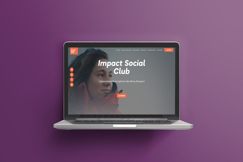 Impact Social Club mockup