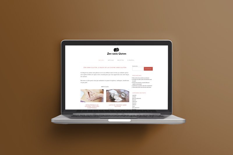 zen sans gluten mockup